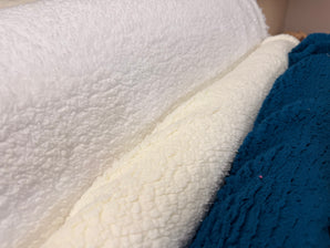 Teddy Sheep Fleece- Regular Pile Various colours