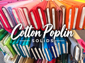Solid Colour Cotton POPLIN