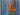 Blue Mexican Stripe Canvas
