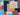 Abstract Square Brown/Blue/Coral Cotton Canvas