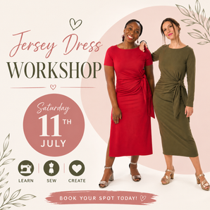 Tie Side Jersey Dress Workshop - 11th July