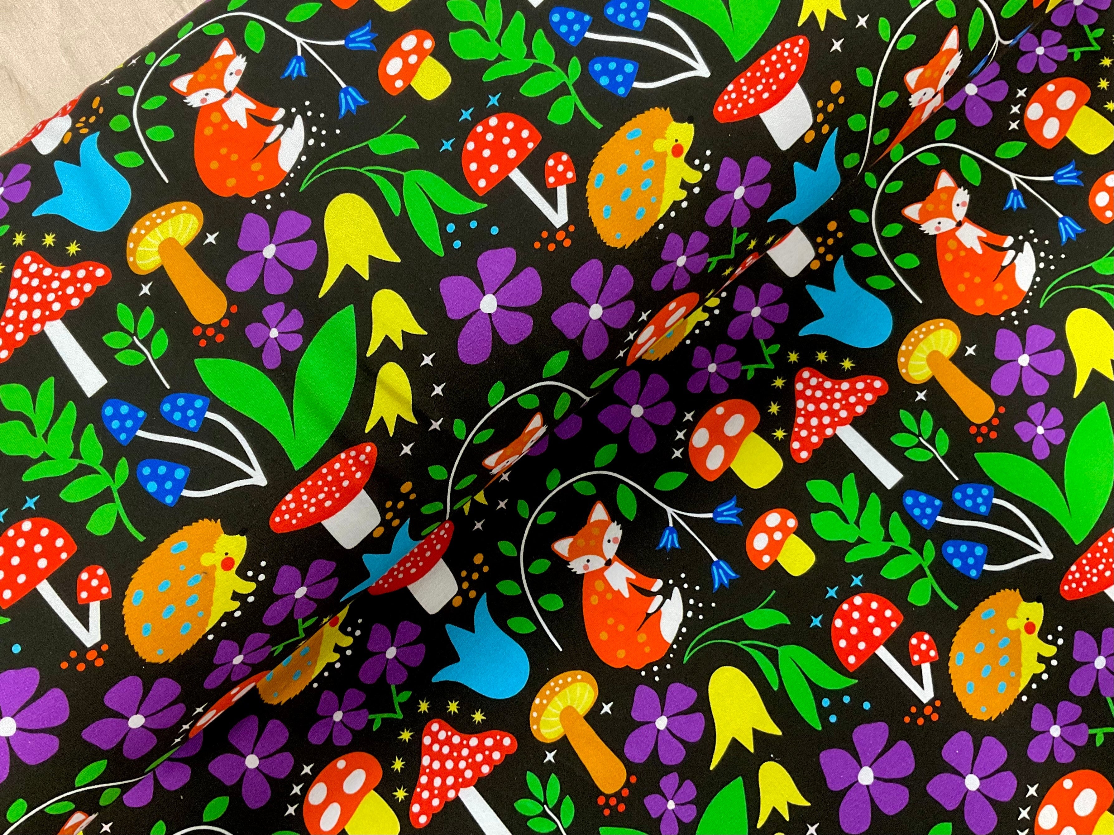 PRE ORDER Wild Woodland Cotton Jersey - DUE IN STOCK MID SEPTEMBER