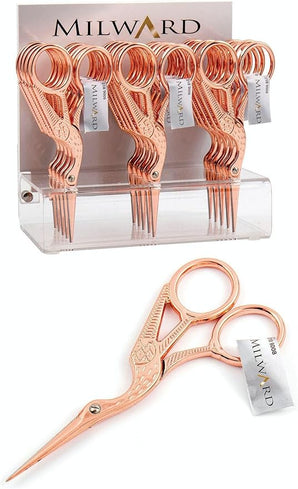Milward Rose Gold Stork Scissors 11.5cm / 4.5”