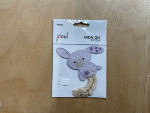 HABERDASHERY SALE - Bunny Iron on Patch