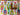 Colourful Nutcrackers Cotton Canvas