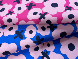 Large Flower Cotton Canvas