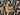Orange Abstract Tiger Viscose Gabardine