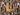 Rust Urban Camouflage Viscose Gabardine