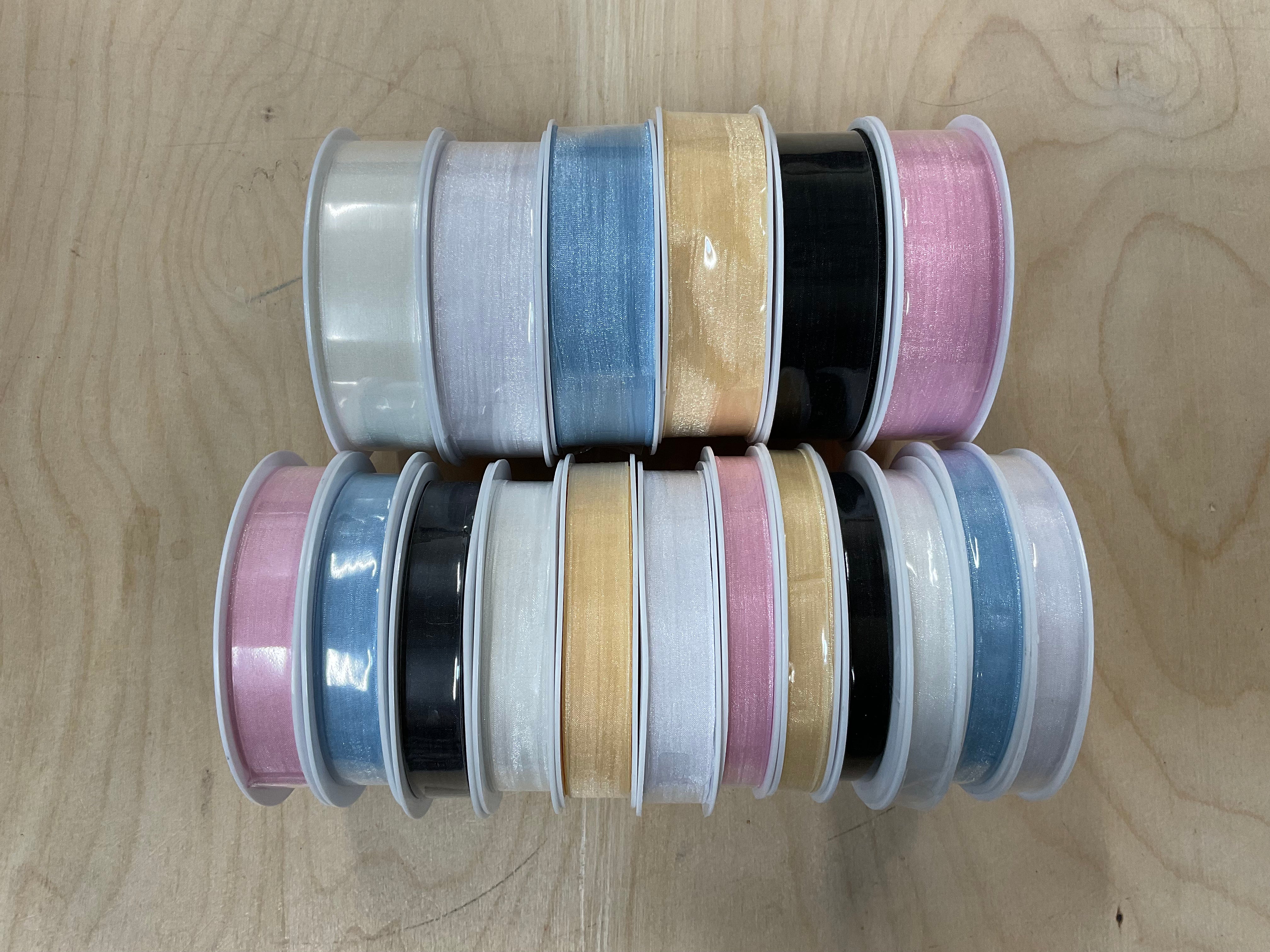 Sheer Shimmer Ribbon - Various Colours