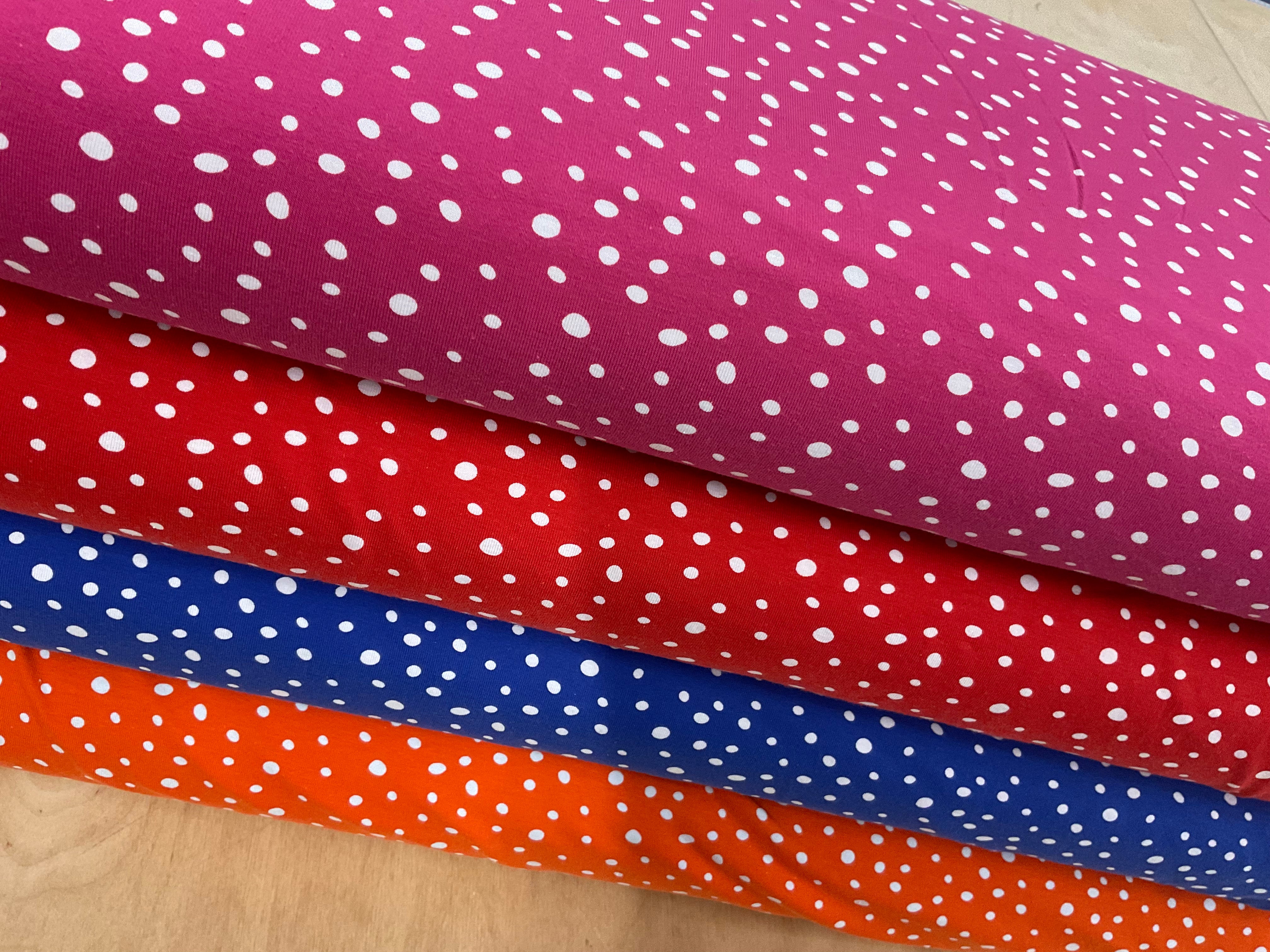 Spotty Cotton Jersey Fabric