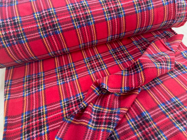 Tartan Red Polar Fleece