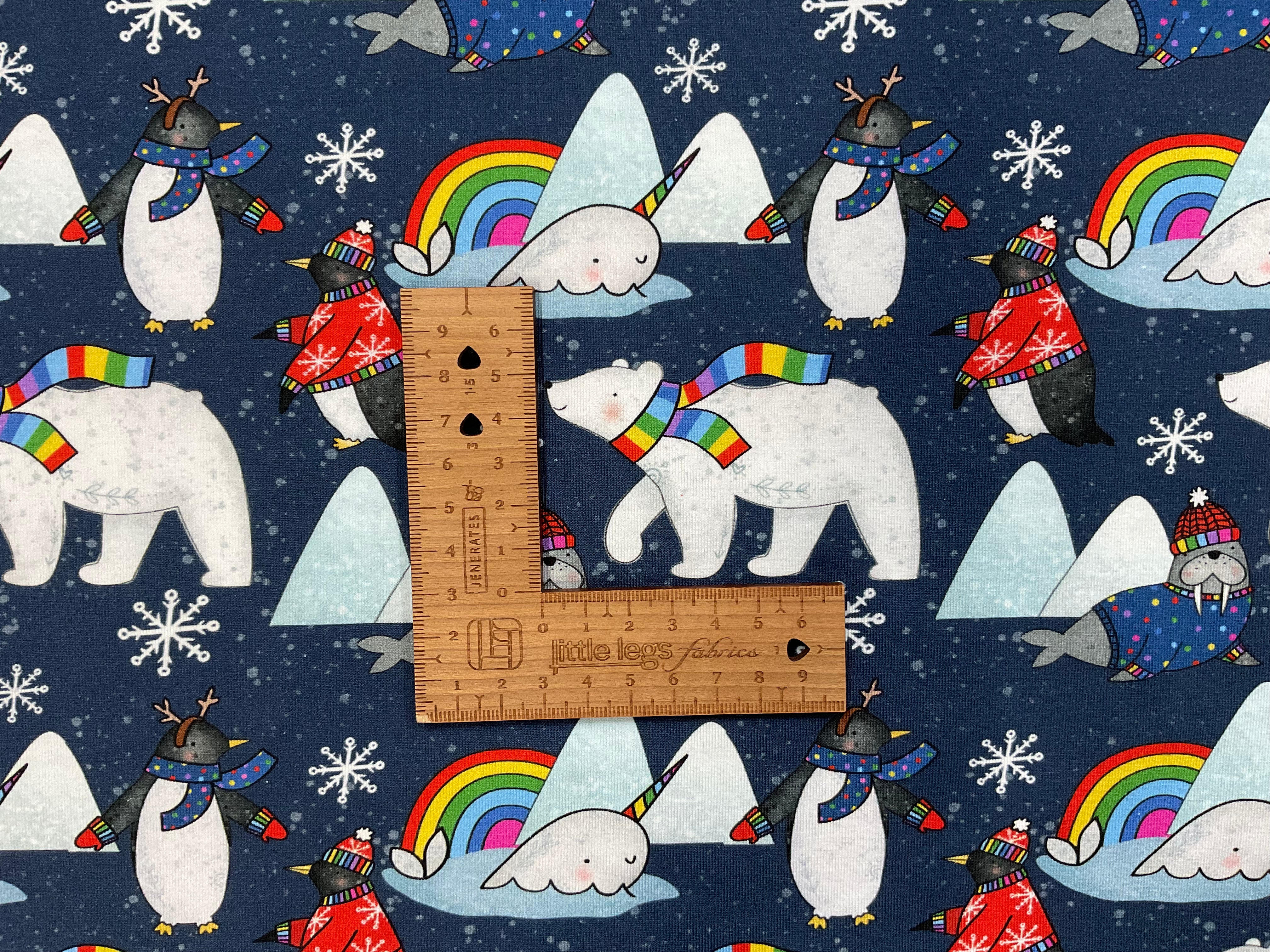 Arctic Animals Cotton Jersey