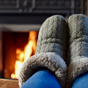 Fireside Slippers toddler size to adult Waves and Wild Paper Pattern