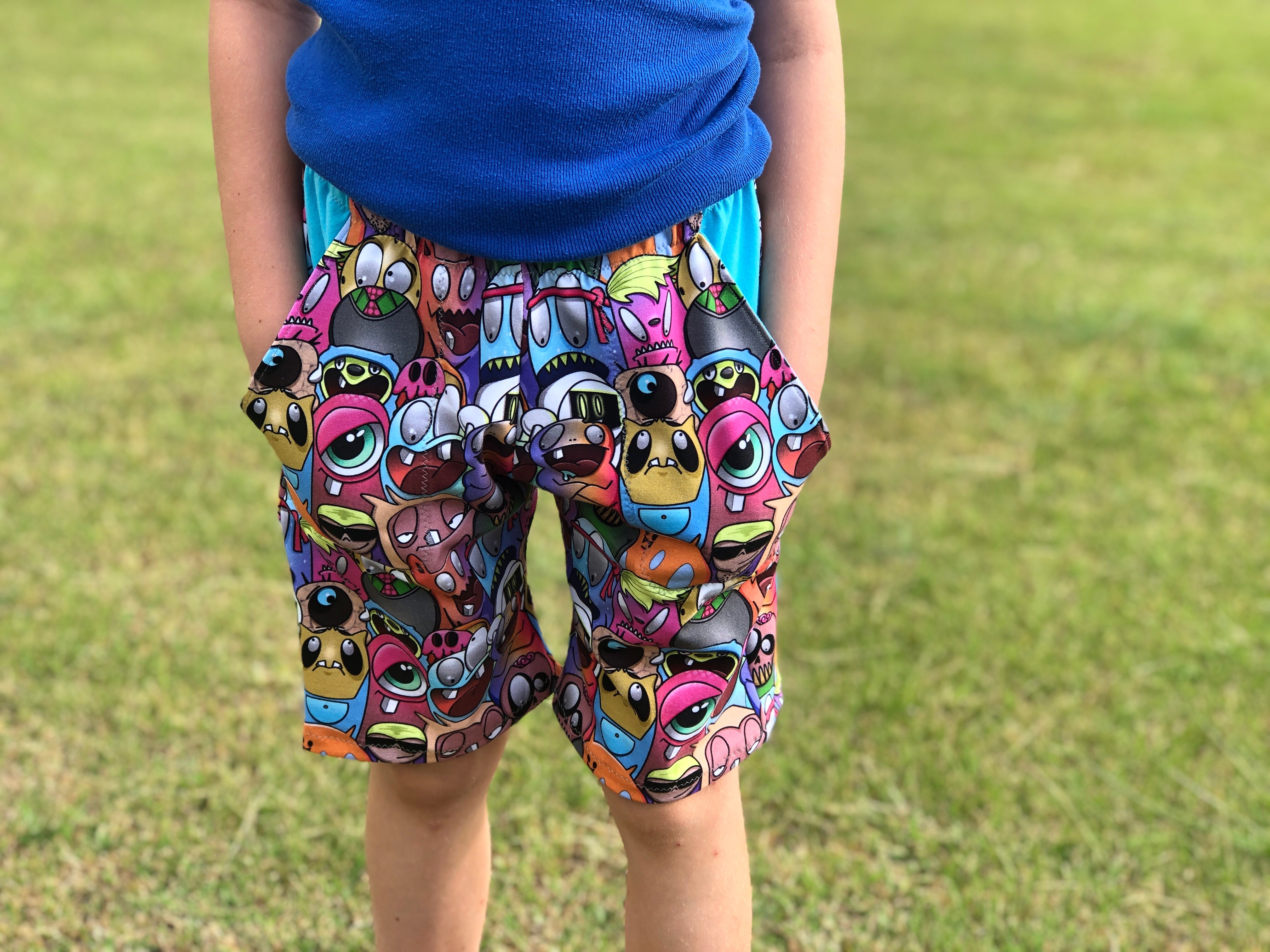 Shoreline Shorts Child Waves and Wilds Paper Pattern