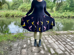 Stephanotis T-shirt, Peplem Top Dress Waves and Wild Paper Pattern