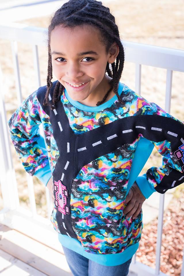 Beep Pattern Beep Beep Raglan Sweatshirt Waves and Wild Digital Sewing Pattern - PD ...