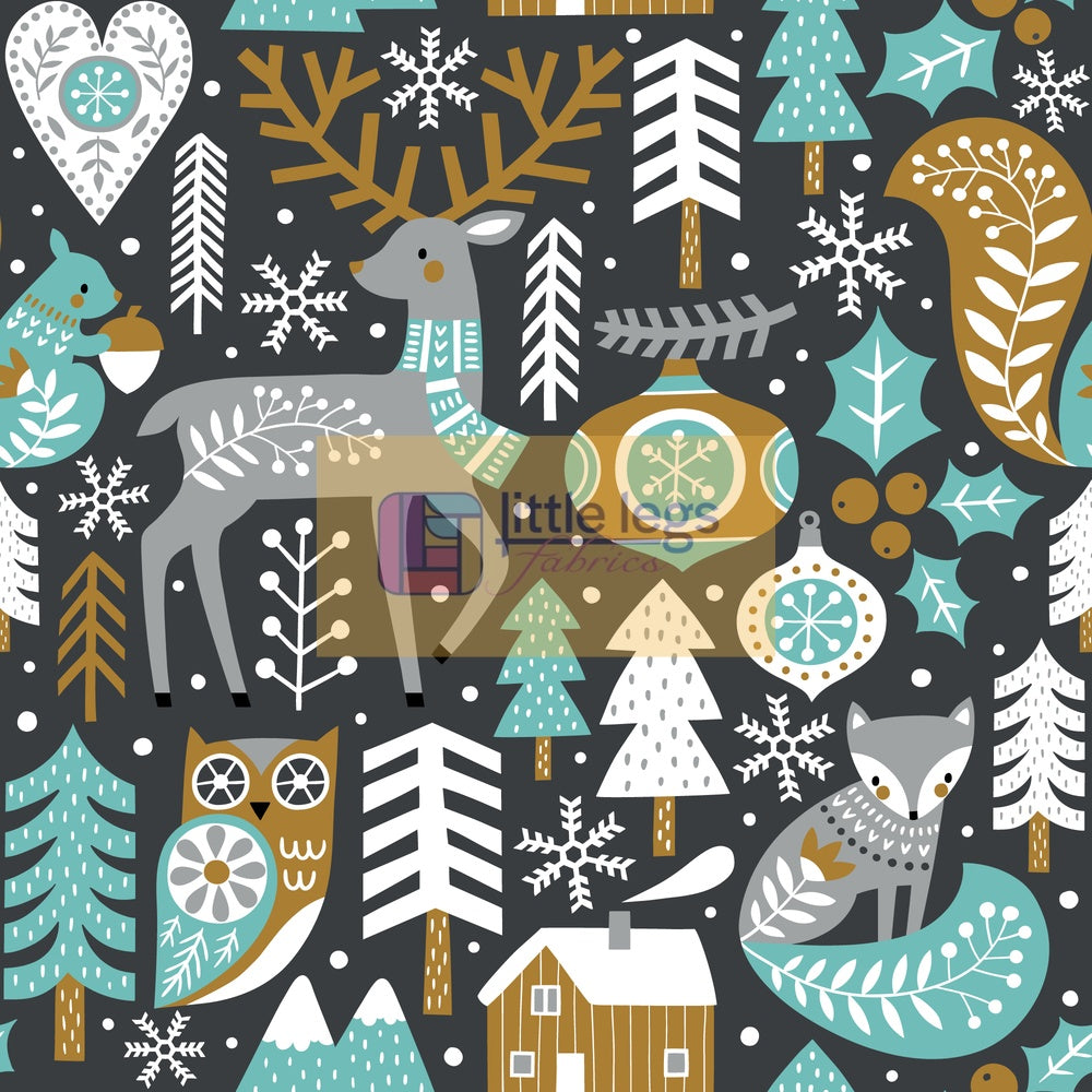 PRE ORDER  Scandi Christmas French Terry - DUE IN STOCK END SEPTEMBER