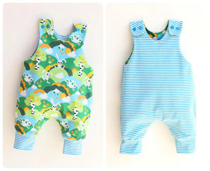 Jumpy Reversible Romper PUPERITA Children's Paper Sewing Pattern