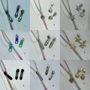 Zipper Pulls Size #5 - Various Designs
