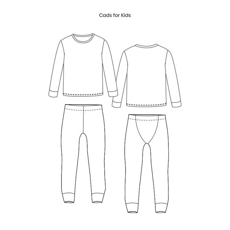 Family PJ's Pattern Paper Scissors Sewing Pattern - PDF and AO copy ...