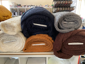 Teddy Sheep Fleece- Regular Pile Various colours