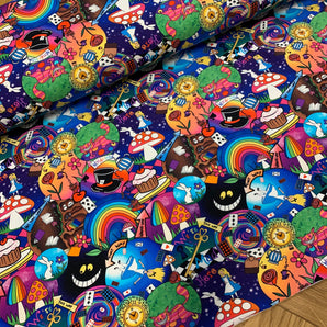 Wonderland Cotton Jersey Fabric