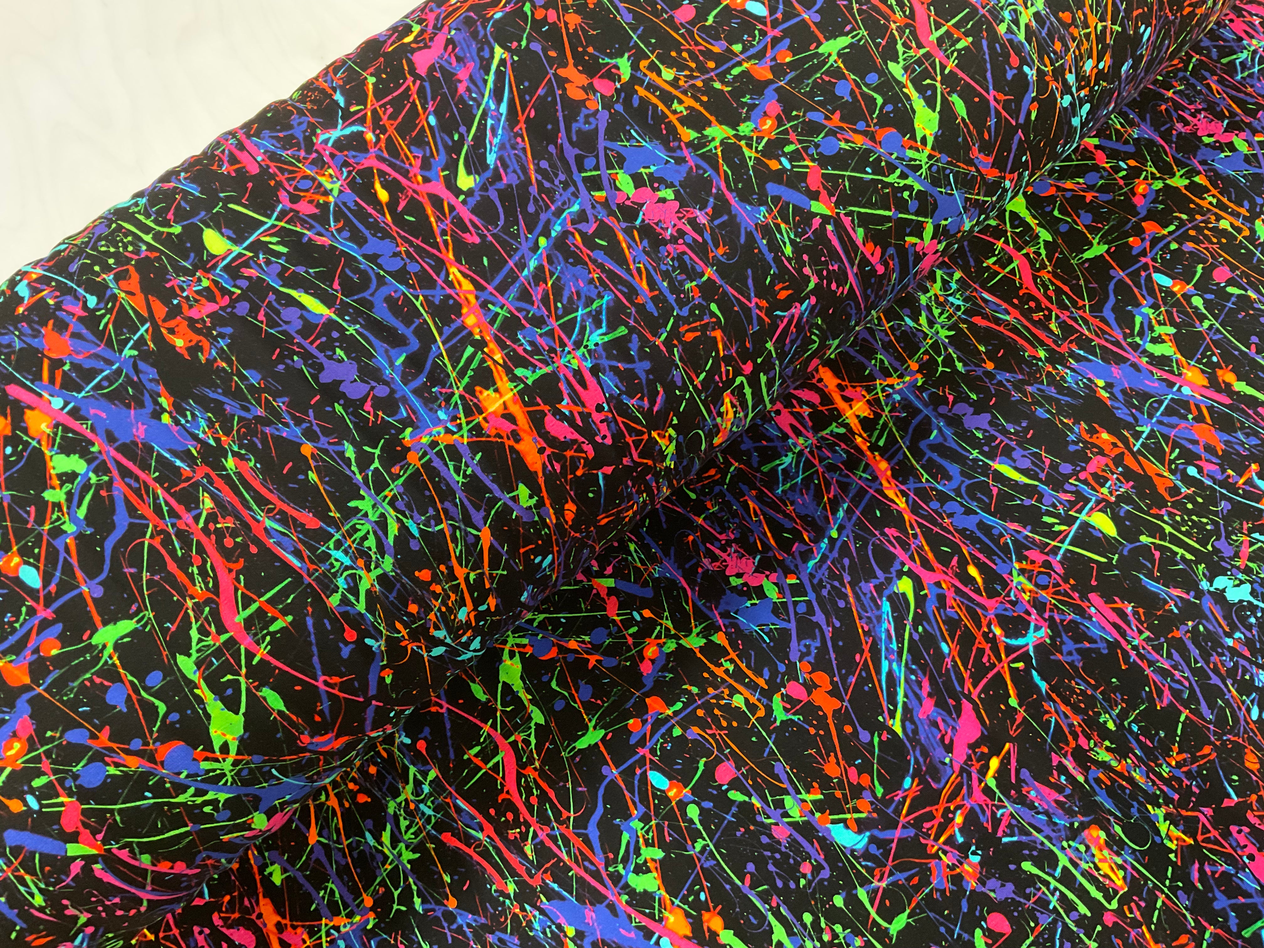 PRE ORDER Paint Splatter Cotton Jersey Fabric - DUE IN STOCK END OF DECEMBER