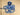 25mm Blue and White Stripe Ribbon