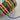 Rainbow satin rope/cord 2mm