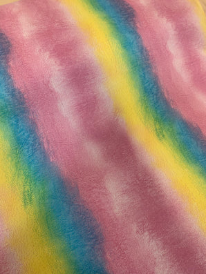 Sale Pink and Blue Stretch Cotton