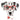 Dalmatian In Glasses iron on Transfer Vinyls