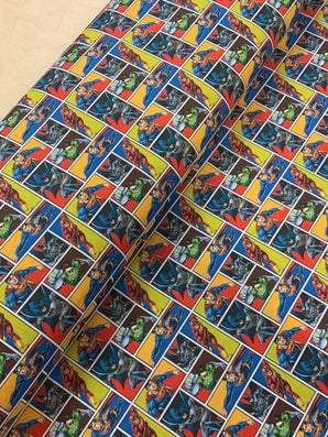 SALE Justice League Comic Cotton