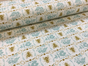 BOLT END 1.2 X 1.5M Bee Wreath Border French Terry